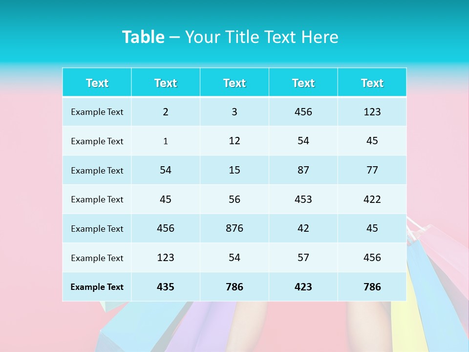 Funky Women Person PowerPoint Template