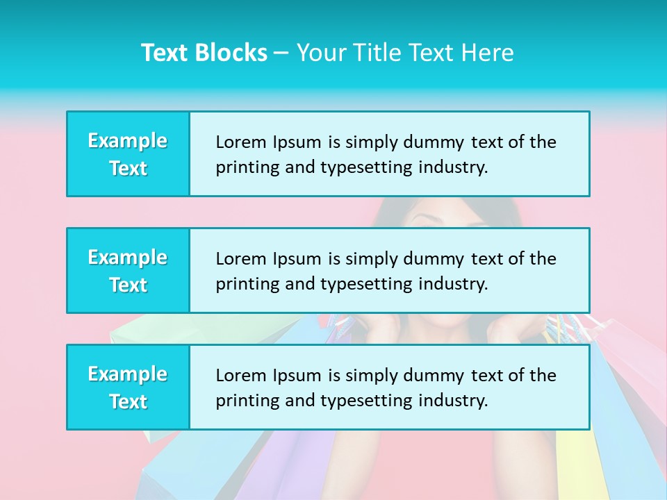 Funky Women Person PowerPoint Template