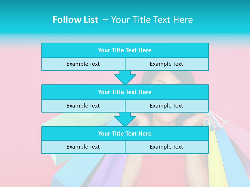 Funky Women Person PowerPoint Template