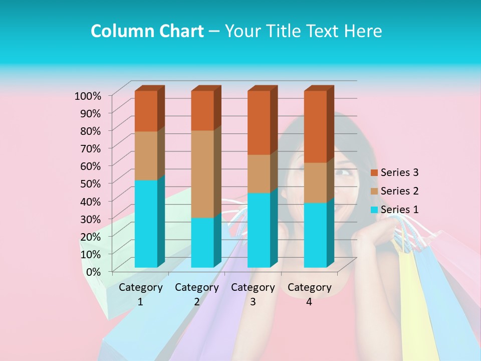 Funky Women Person PowerPoint Template