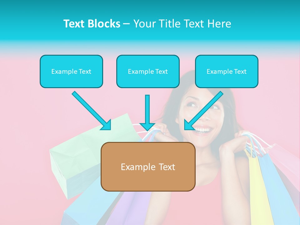 Funky Women Person PowerPoint Template