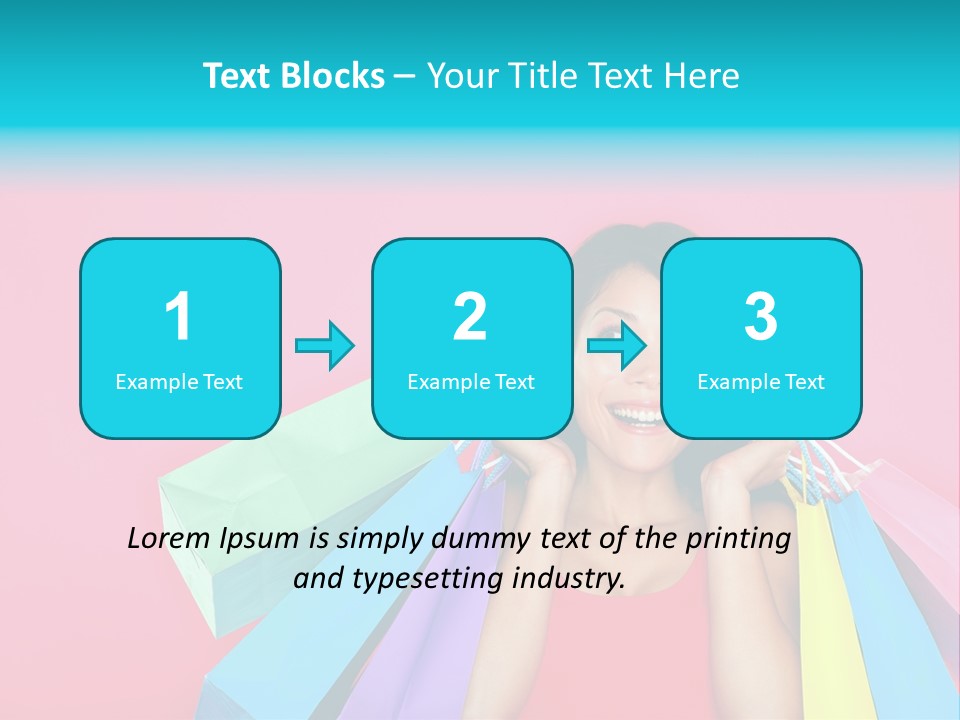 Funky Women Person PowerPoint Template