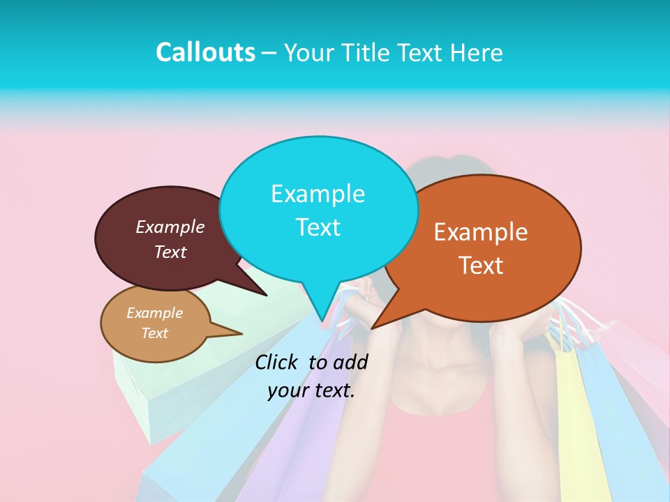 Funky Women Person PowerPoint Template