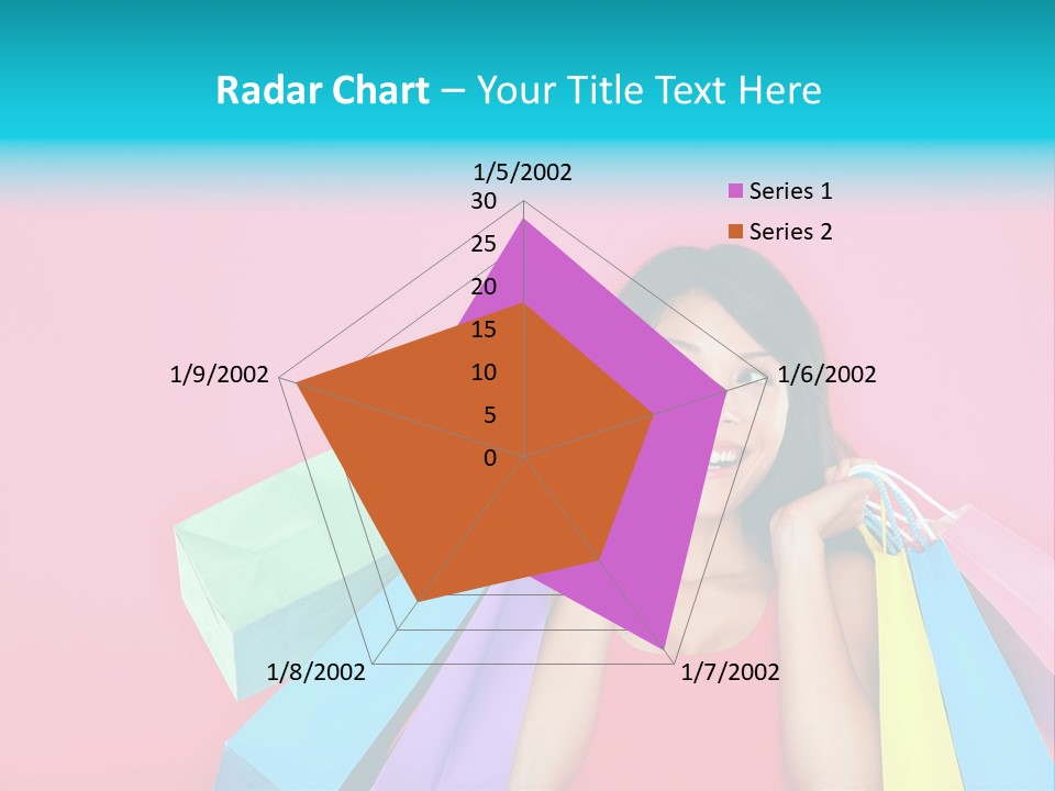 Funky Women Person PowerPoint Template