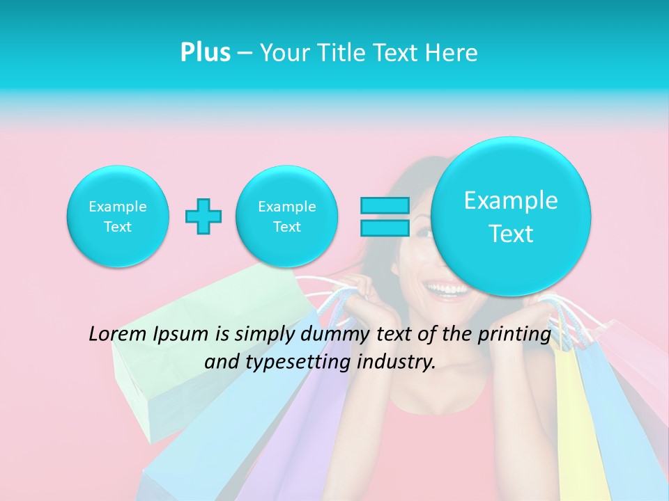 Funky Women Person PowerPoint Template