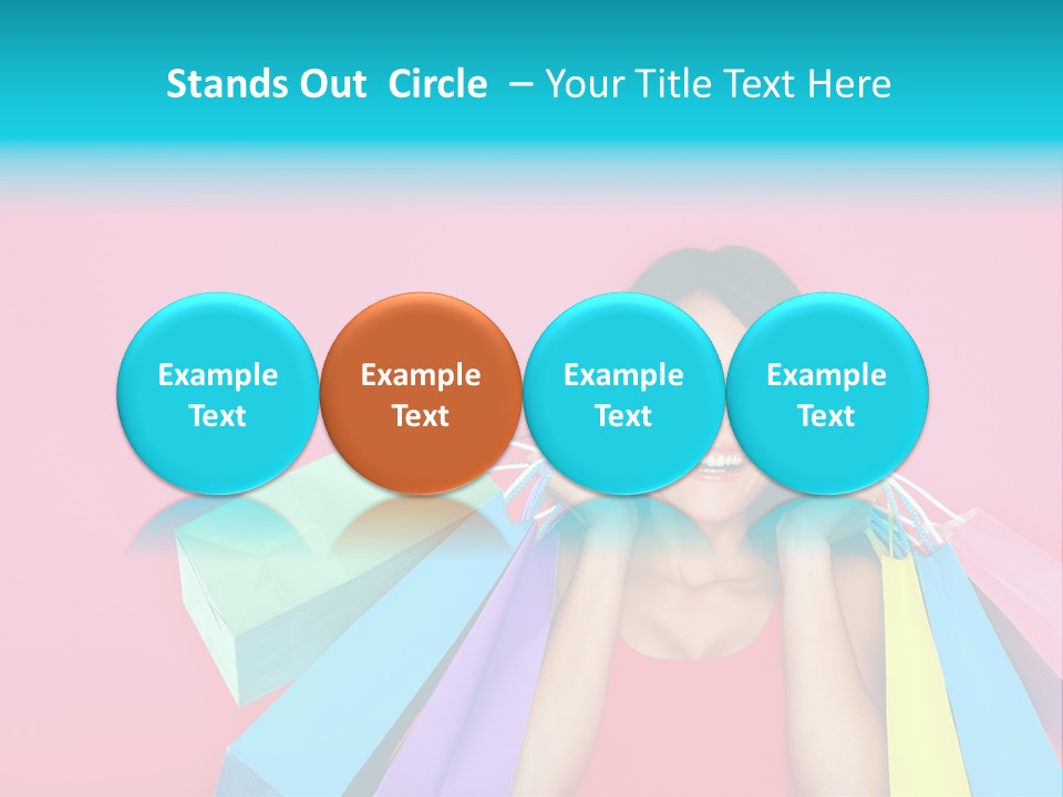 Funky Women Person PowerPoint Template