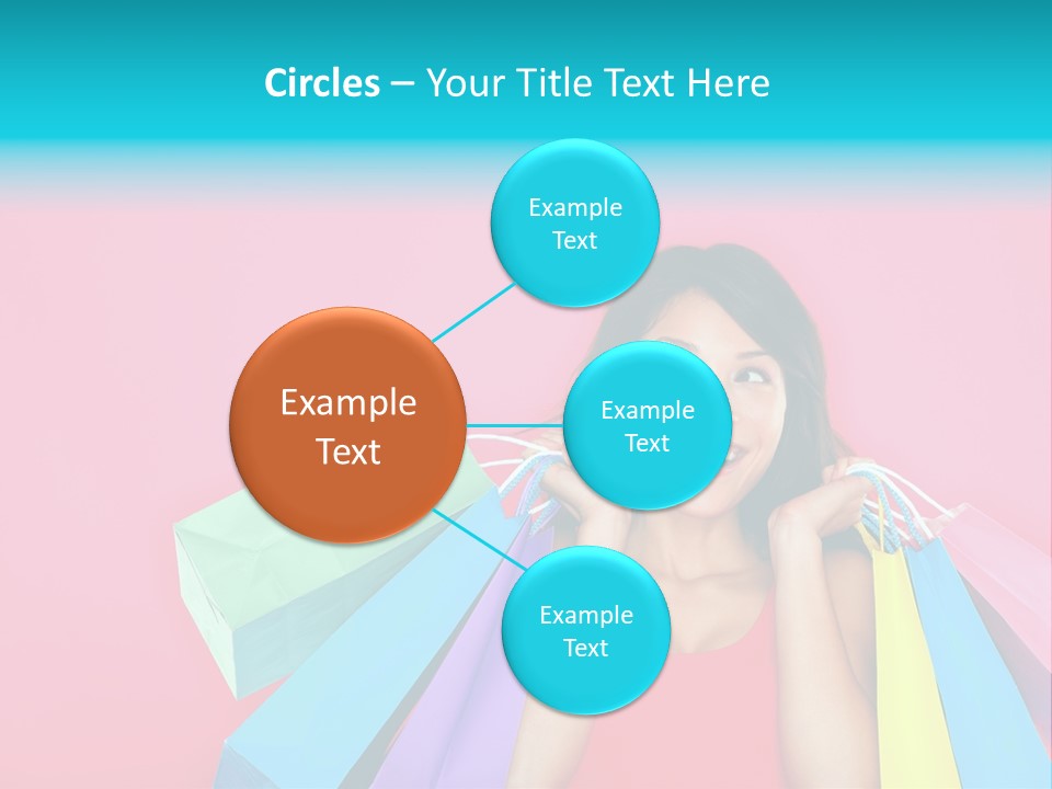 Funky Women Person PowerPoint Template