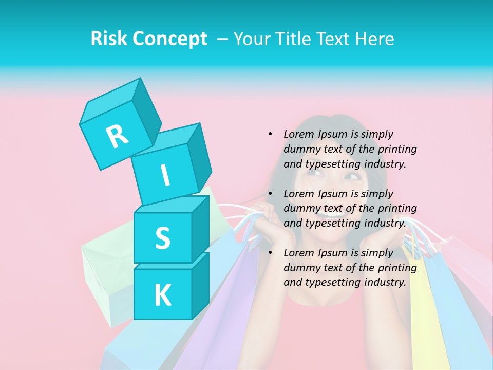 Funky Women Person PowerPoint Template