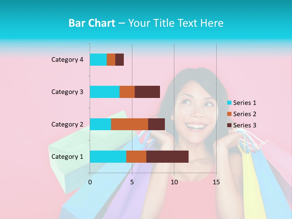 Funky Women Person PowerPoint Template