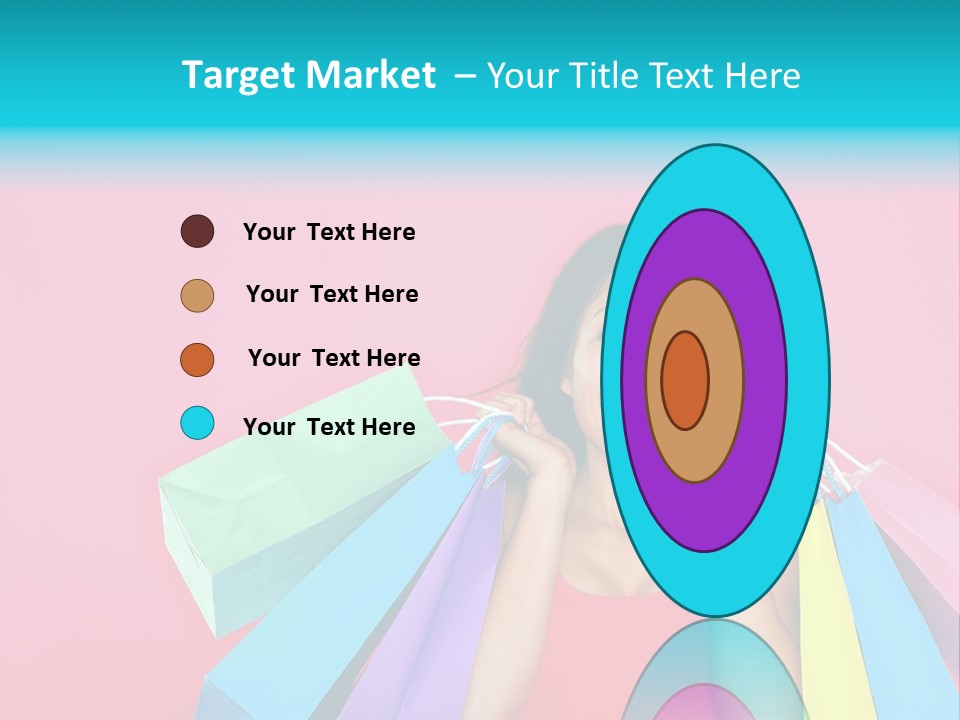 Funky Women Person PowerPoint Template