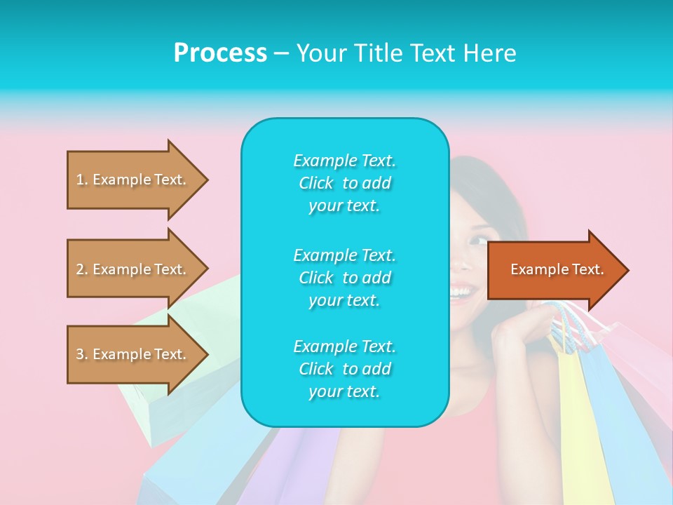 Funky Women Person PowerPoint Template