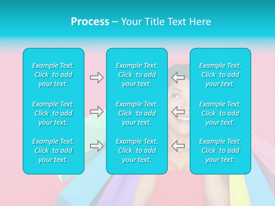 Funky Women Person PowerPoint Template