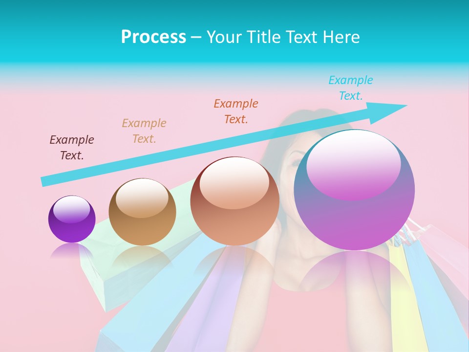 Funky Women Person PowerPoint Template