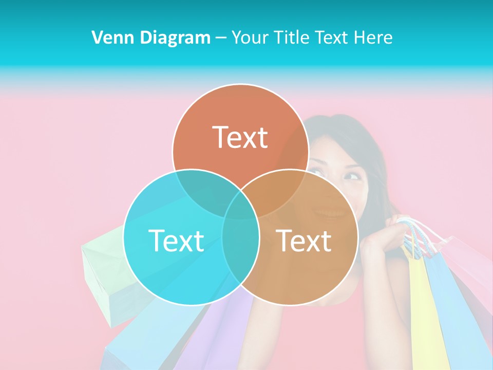 Funky Women Person PowerPoint Template