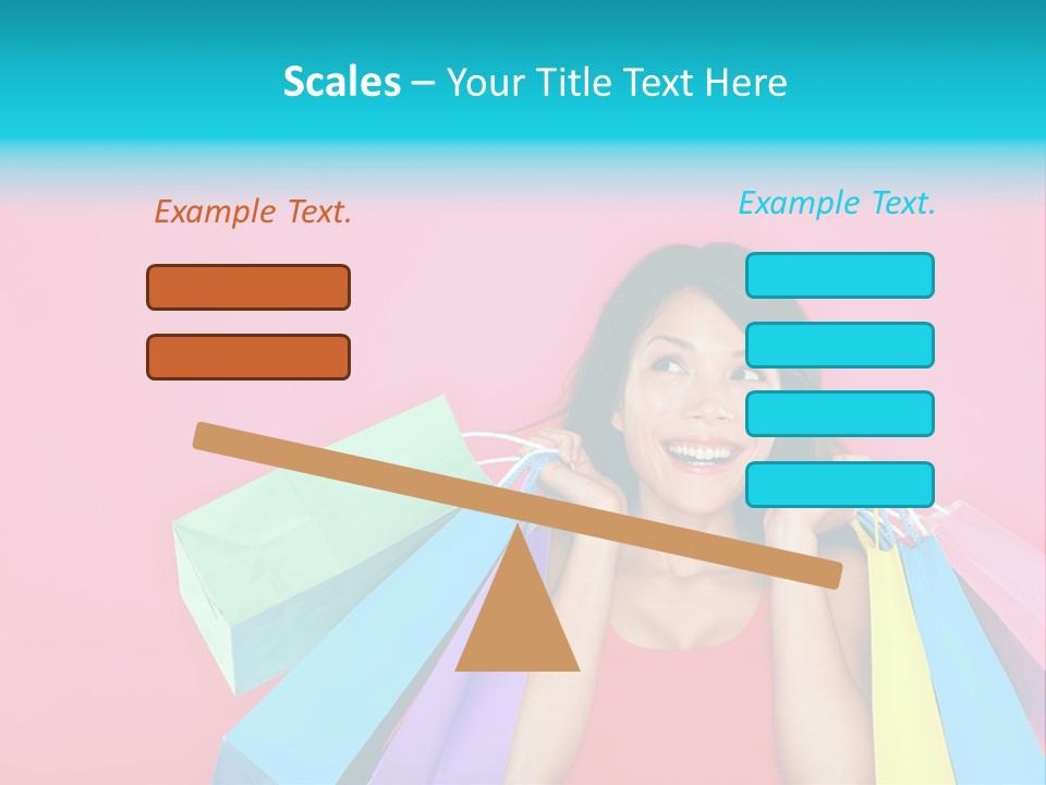 Funky Women Person PowerPoint Template