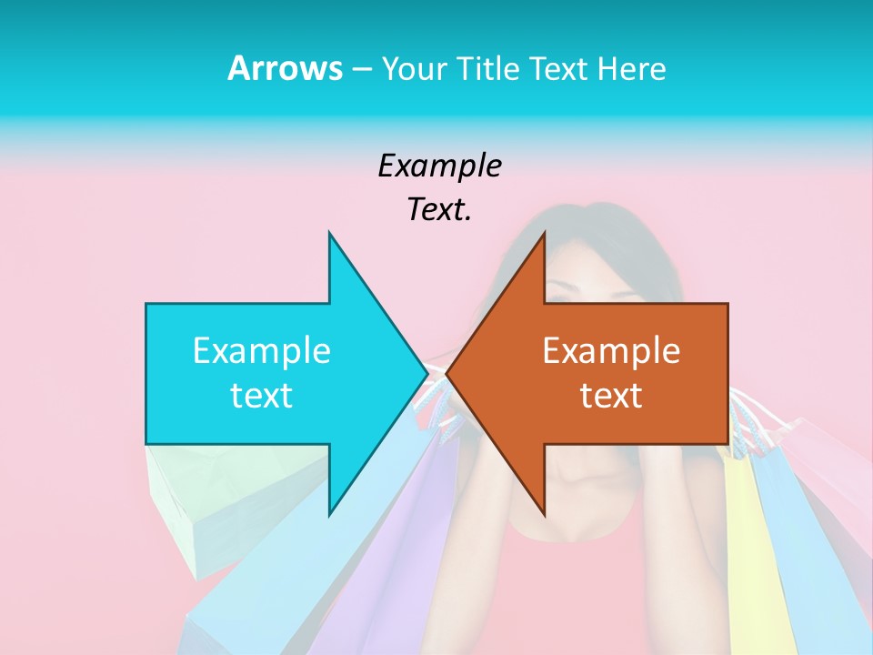 Funky Women Person PowerPoint Template