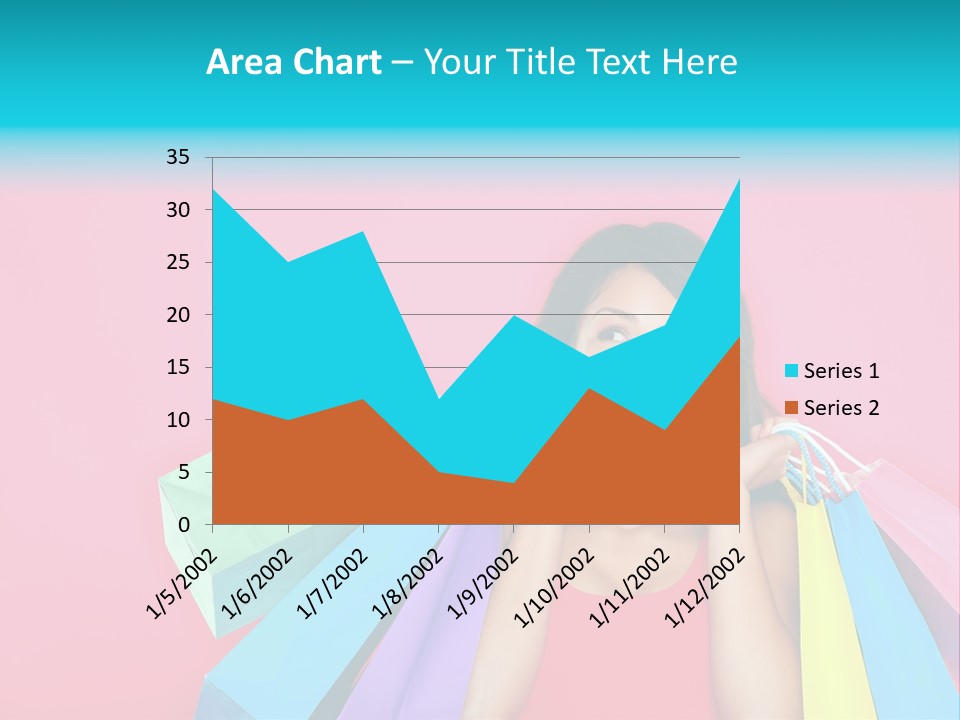 Funky Women Person PowerPoint Template