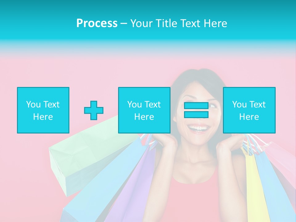 Funky Women Person PowerPoint Template