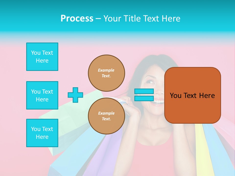 Funky Women Person PowerPoint Template
