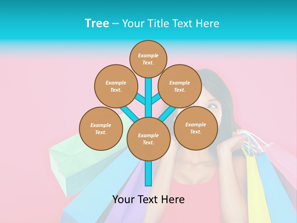 Funky Women Person PowerPoint Template