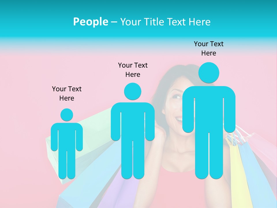 Funky Women Person PowerPoint Template