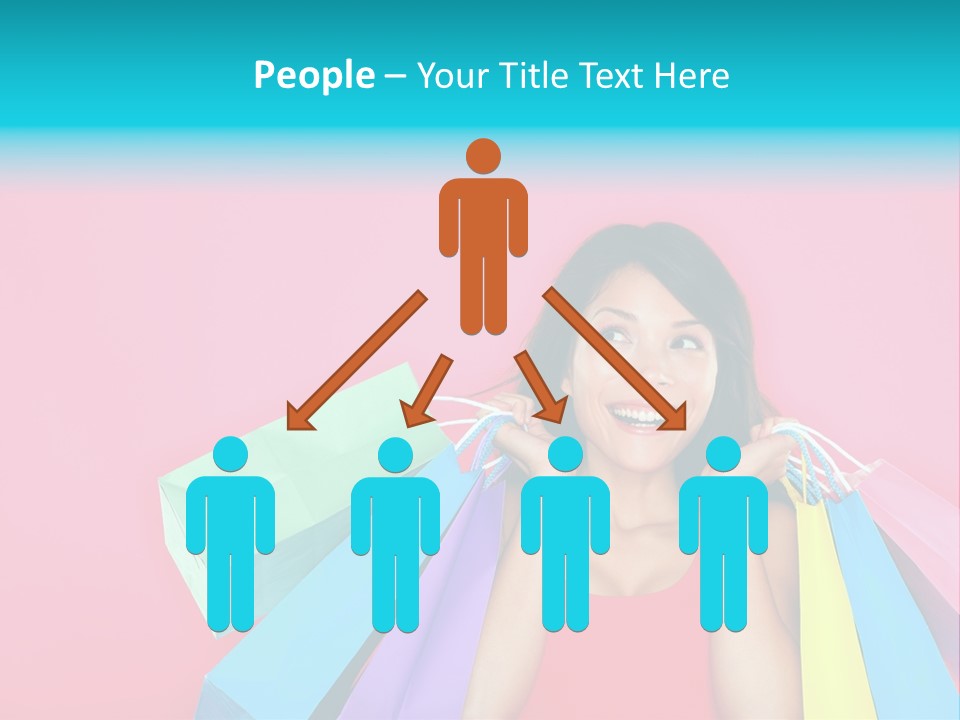 Funky Women Person PowerPoint Template