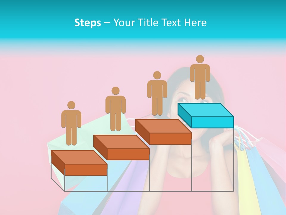 Funky Women Person PowerPoint Template