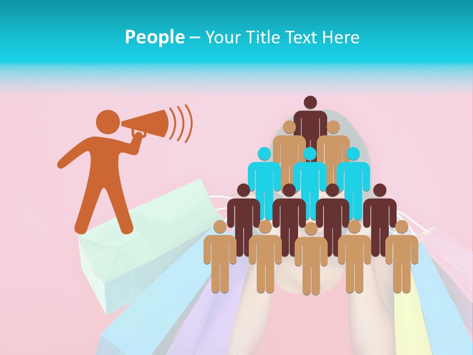 Funky Women Person PowerPoint Template