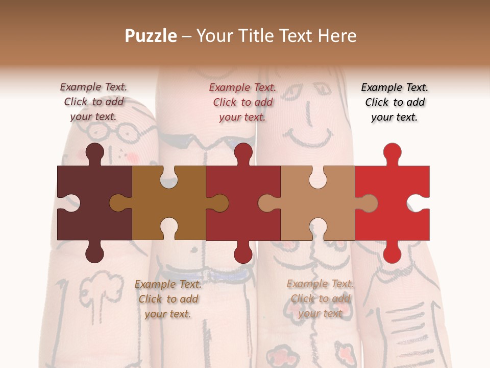 Men Teamwork Male PowerPoint Template