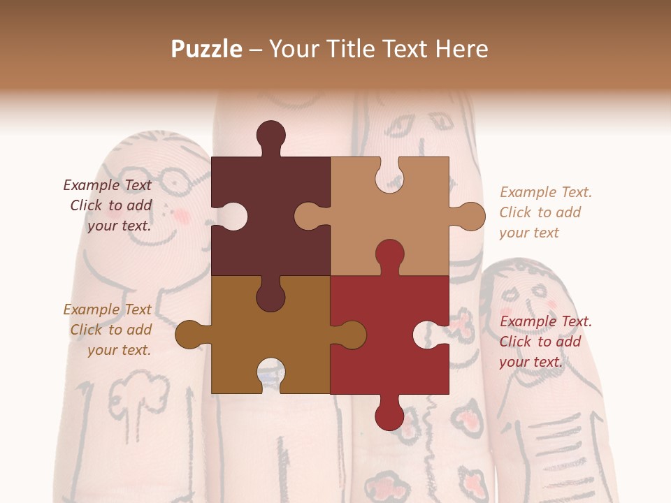 Men Teamwork Male PowerPoint Template