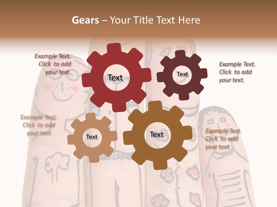 Men Teamwork Male PowerPoint Template