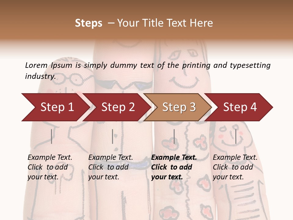 Men Teamwork Male PowerPoint Template
