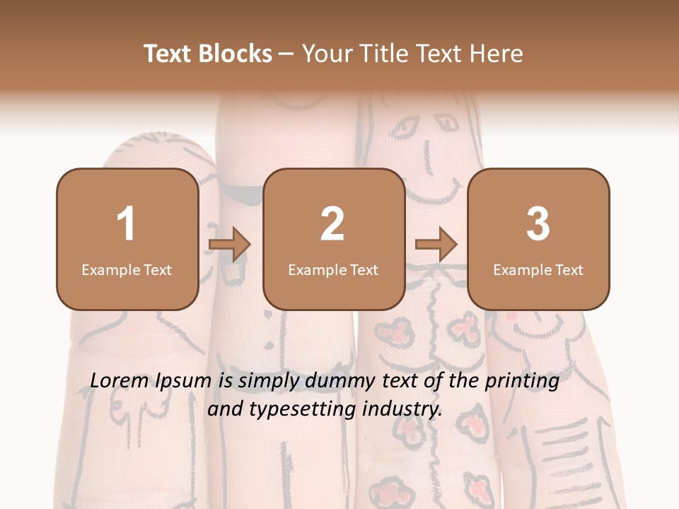 Men Teamwork Male PowerPoint Template