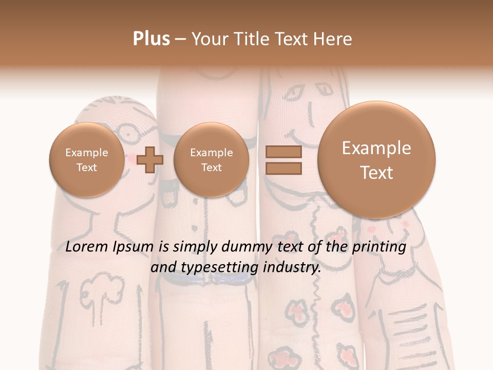 Men Teamwork Male PowerPoint Template