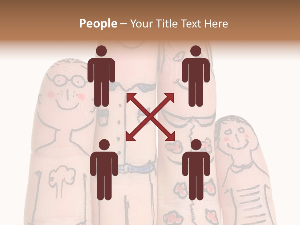 Men Teamwork Male PowerPoint Template