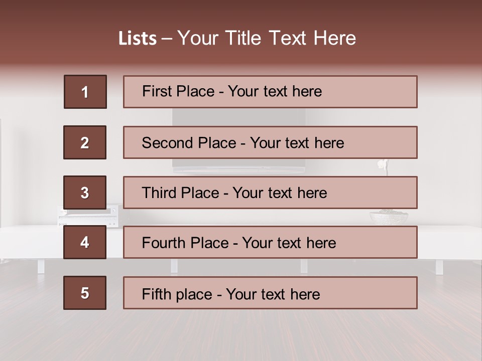 Interior Apartment Home PowerPoint Template