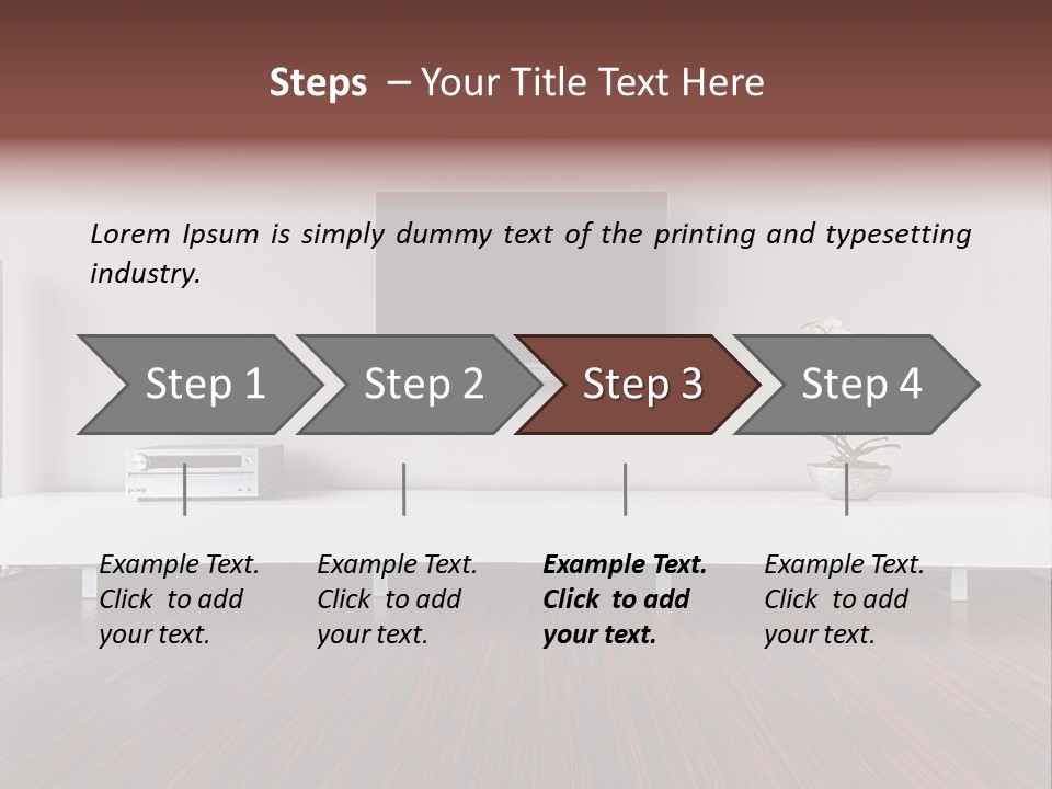 Interior Apartment Home PowerPoint Template