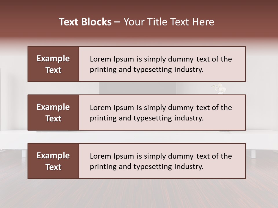 Interior Apartment Home PowerPoint Template