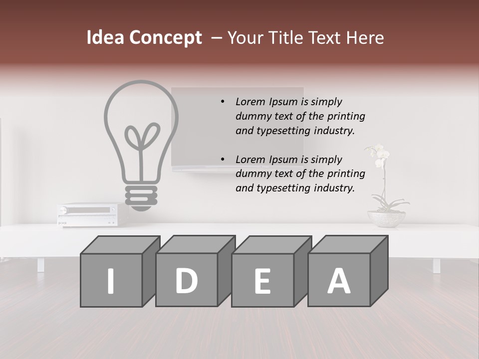 Interior Apartment Home PowerPoint Template