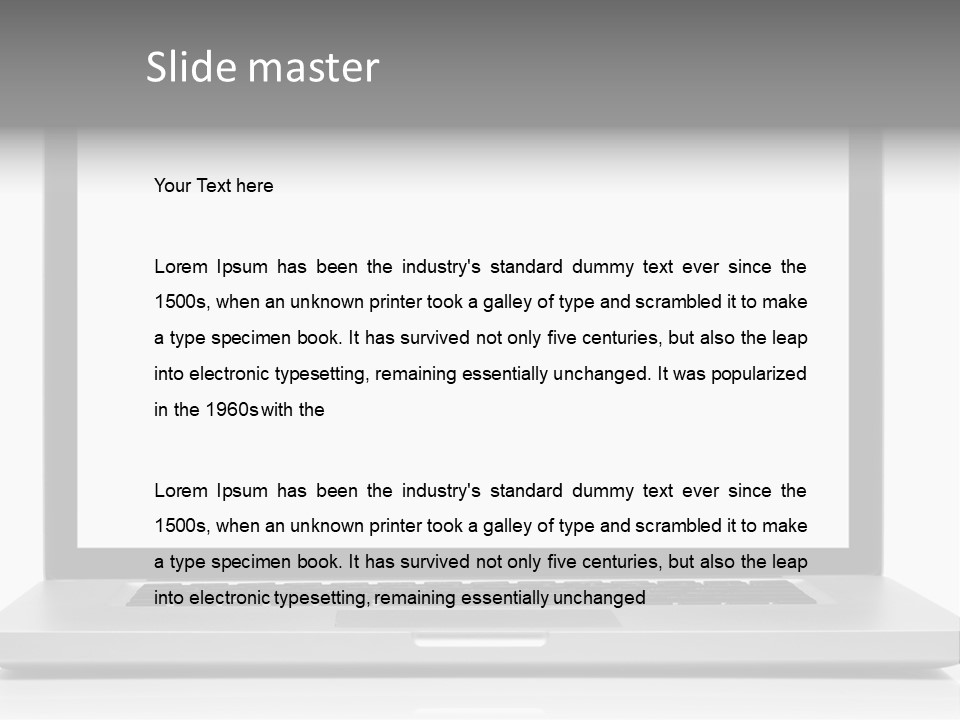 Computer New Design PowerPoint Template