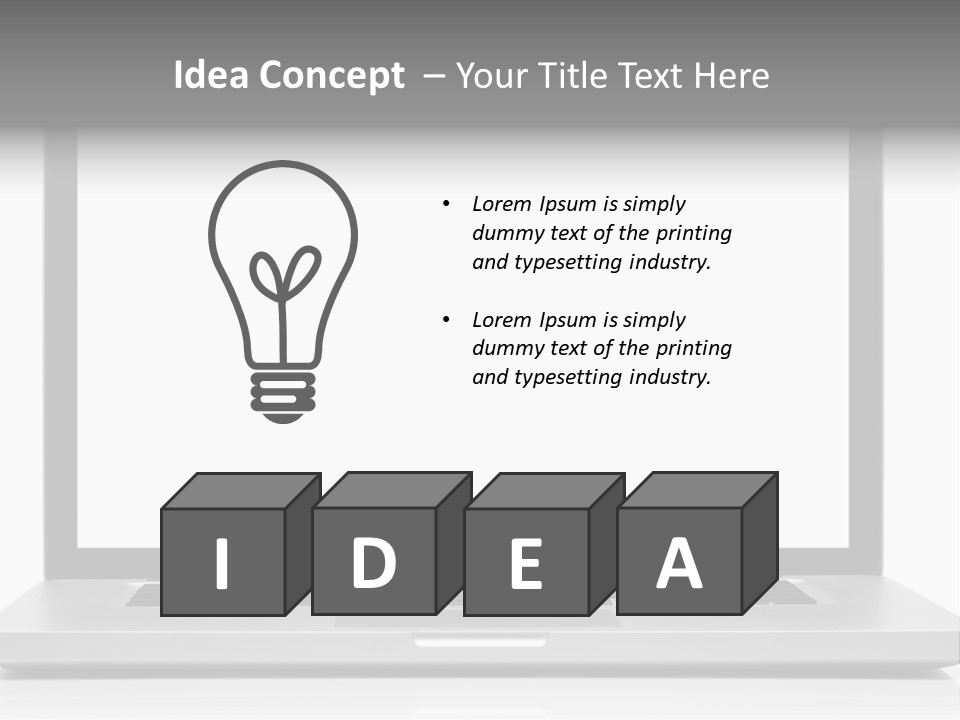 Computer New Design PowerPoint Template