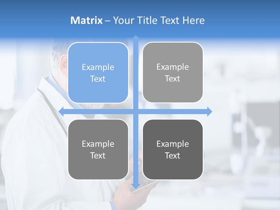 Research Portrait Senior PowerPoint Template