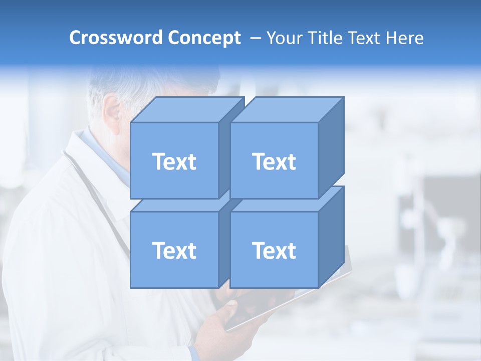 Research Portrait Senior PowerPoint Template