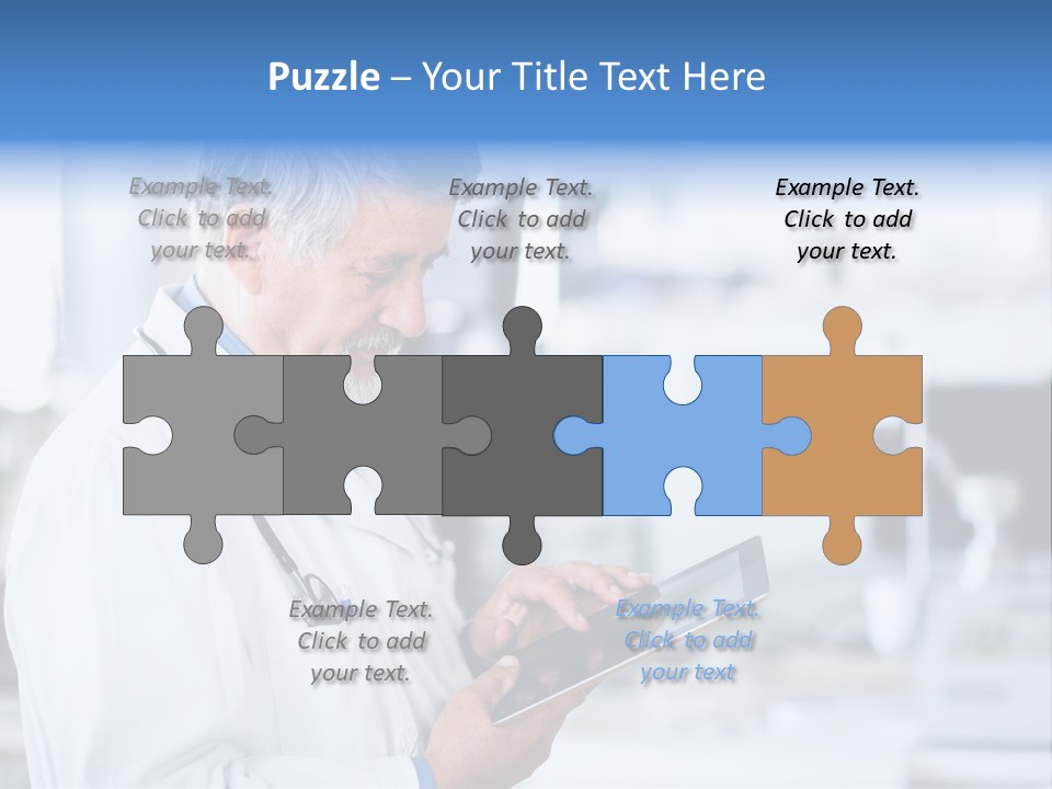 Research Portrait Senior PowerPoint Template