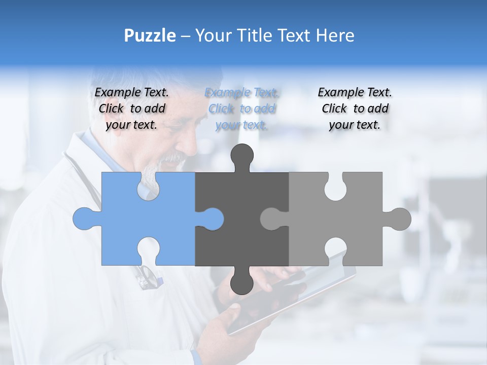 Research Portrait Senior PowerPoint Template