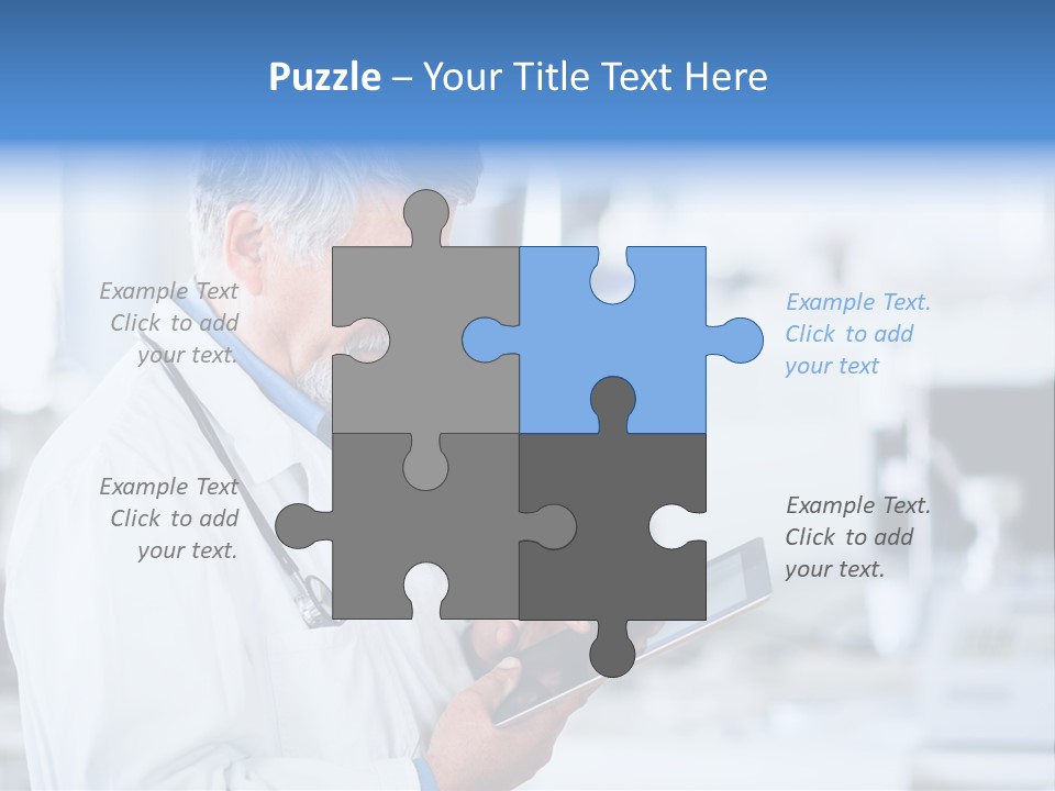 Research Portrait Senior PowerPoint Template