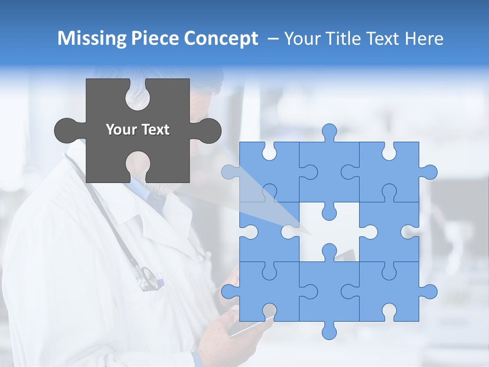 Research Portrait Senior PowerPoint Template