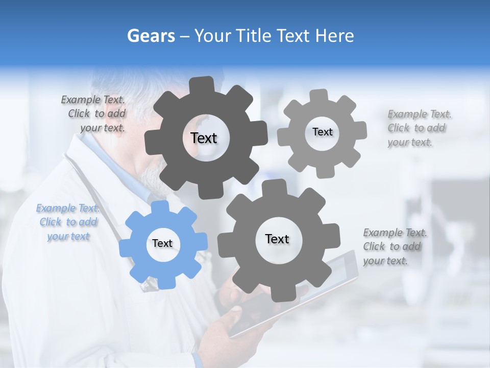 Research Portrait Senior PowerPoint Template