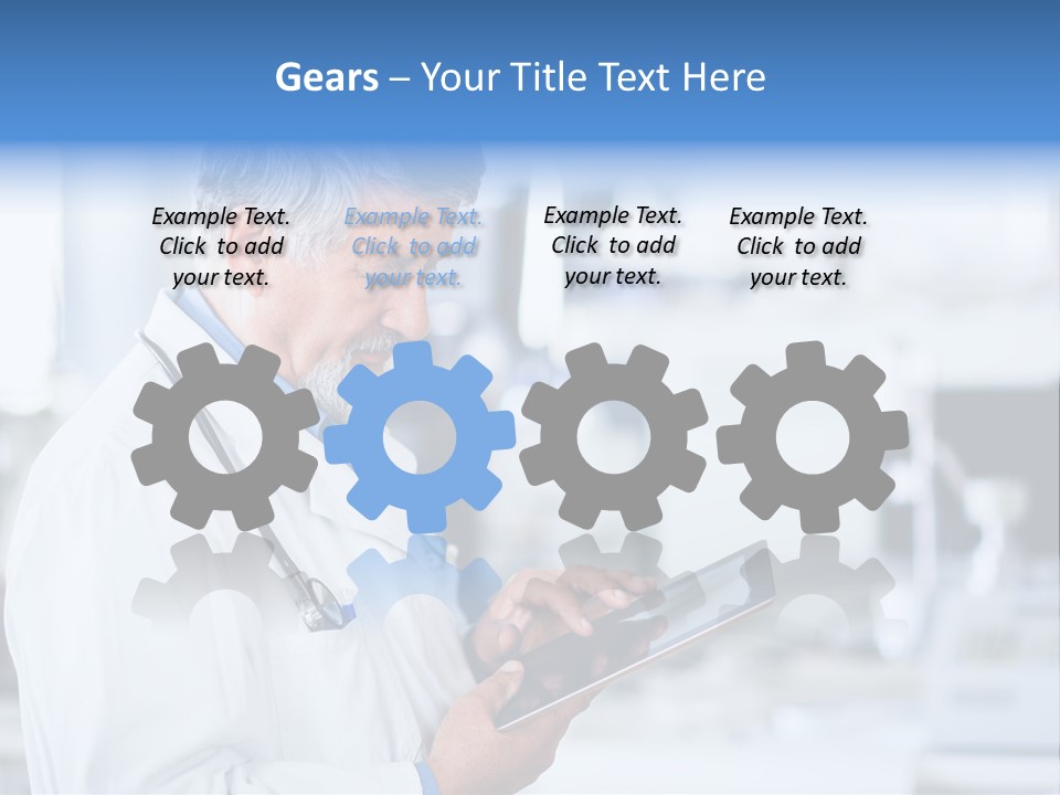 Research Portrait Senior PowerPoint Template