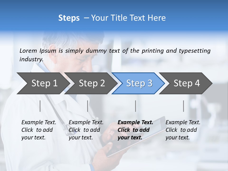 Research Portrait Senior PowerPoint Template